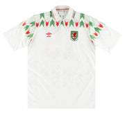 1990-93 Wales Umbro Player Issue Away Shirt #15 L