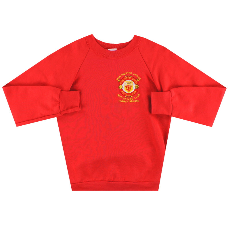 1990 Manchester United Supporters Club 'Torbay Branch' Sweatshirt S