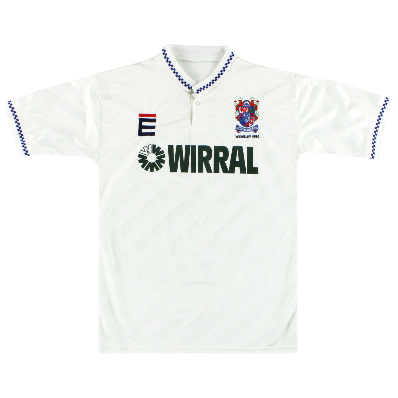 1990 Tranmere Rovers 'Wembley 1990' Heimtrikot M