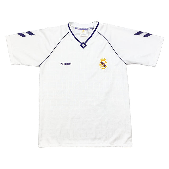 1990/91 Real Madrid Home Shirt (XL) Hummel