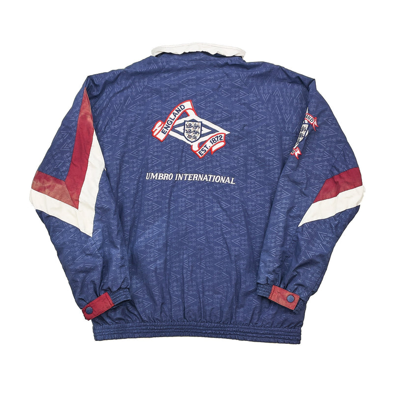 1990/92 ENGLAND TRACK JACKET (L) UMBRO