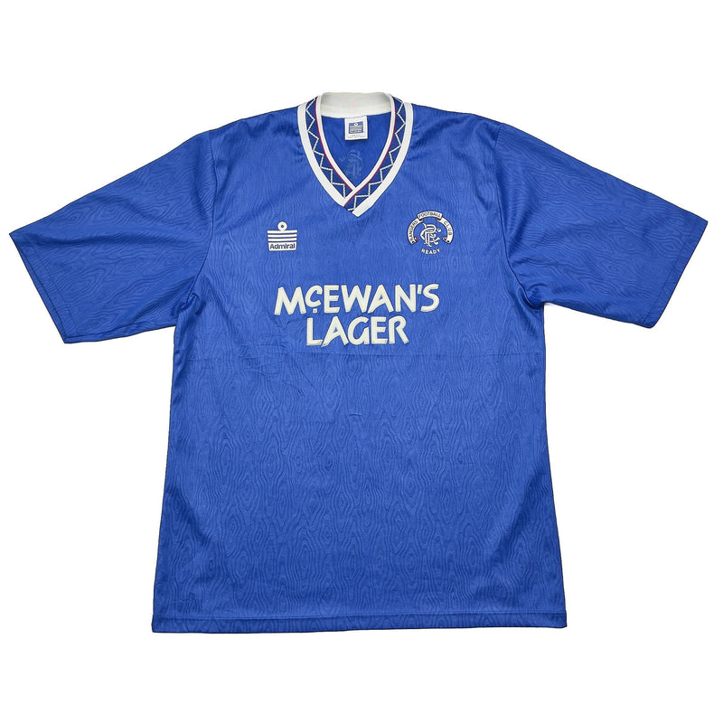 1990/92 Rangers Home Shirt (L) Admiral