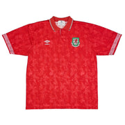 1990/92 Wales Heimtrikot (L) Umbro