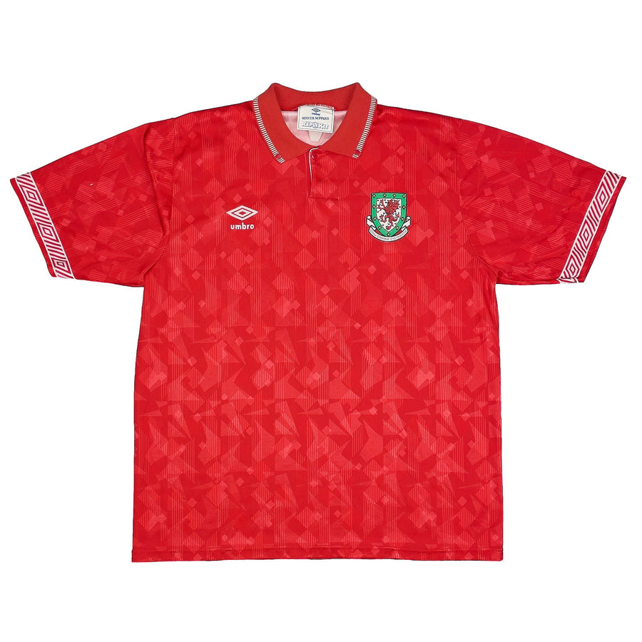 1990/92 Wales Heimtrikot (L) Umbro