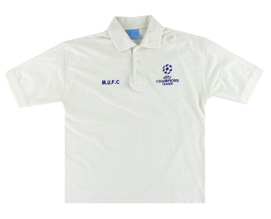 1990's Manchester United Champions League Polo Shirt L