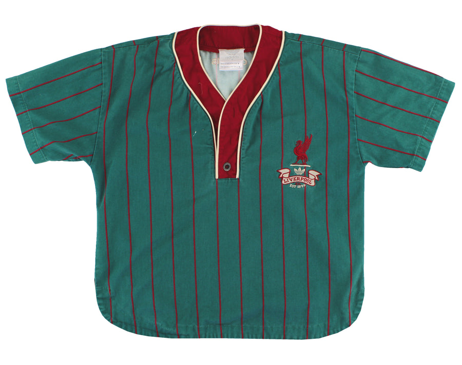 1990s Liverpool adidas Baseball Shirt M