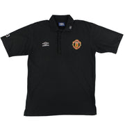 1990s Manchester United Umbro Polo Shirt L
