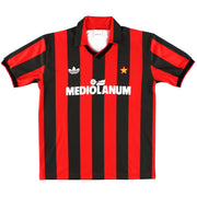 1991-92 AC Milan adidas Home Shirt M