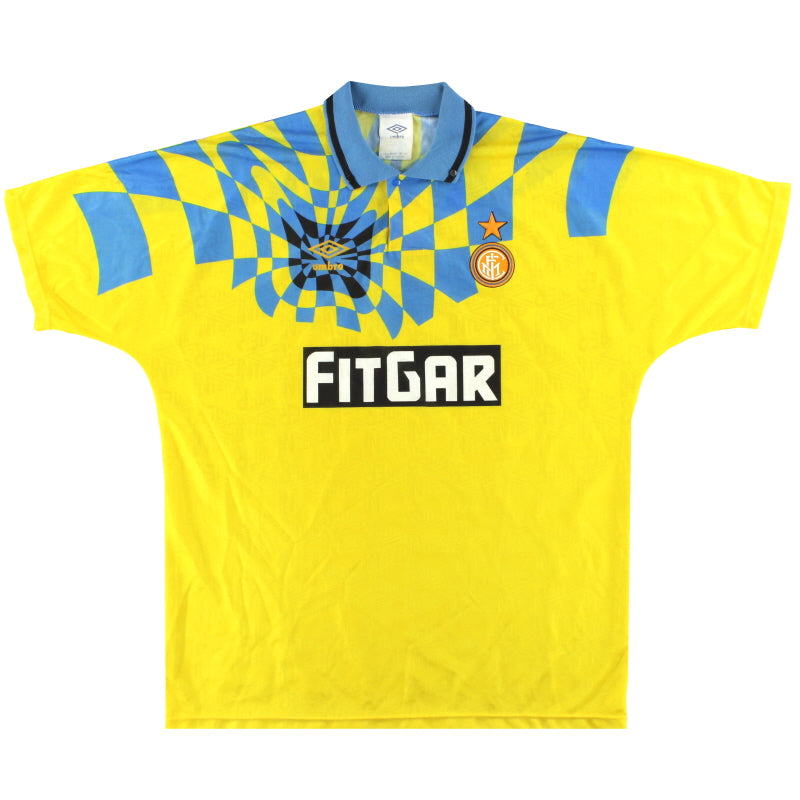1991-92 Inter Mailand Umbro Drittes Trikot L