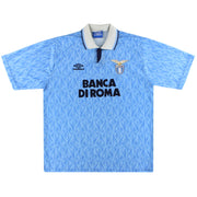 1992-93 Lazio Umbro Heimtrikot XL