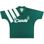 1991-92 Liverpool adidas Auswärtstrikot S