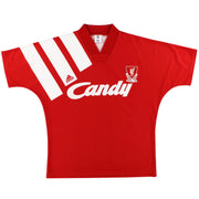 1991-92 Liverpool adidas Heimtrikot S