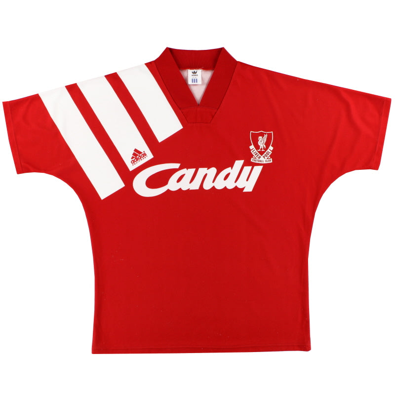 1991-92 Liverpool adidas Heimtrikot S