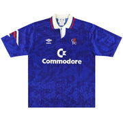 1991-93 Chelsea Umbro Heimtrikot L