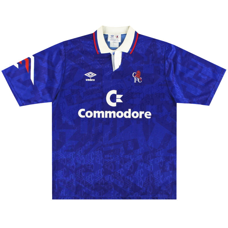 1991-93 Chelsea Umbro Heimtrikot L