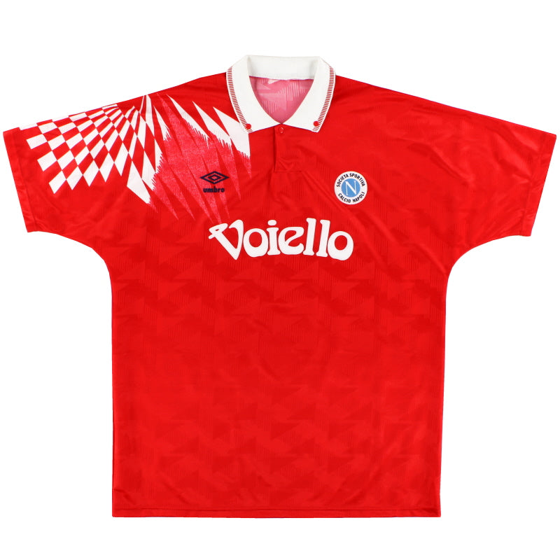 1991-93 Napoli Umbro Drittes Trikot XL