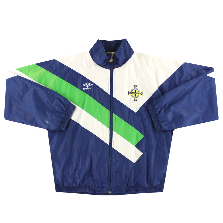 1991-93 Nordirland Umbro Trainingsjacke XL