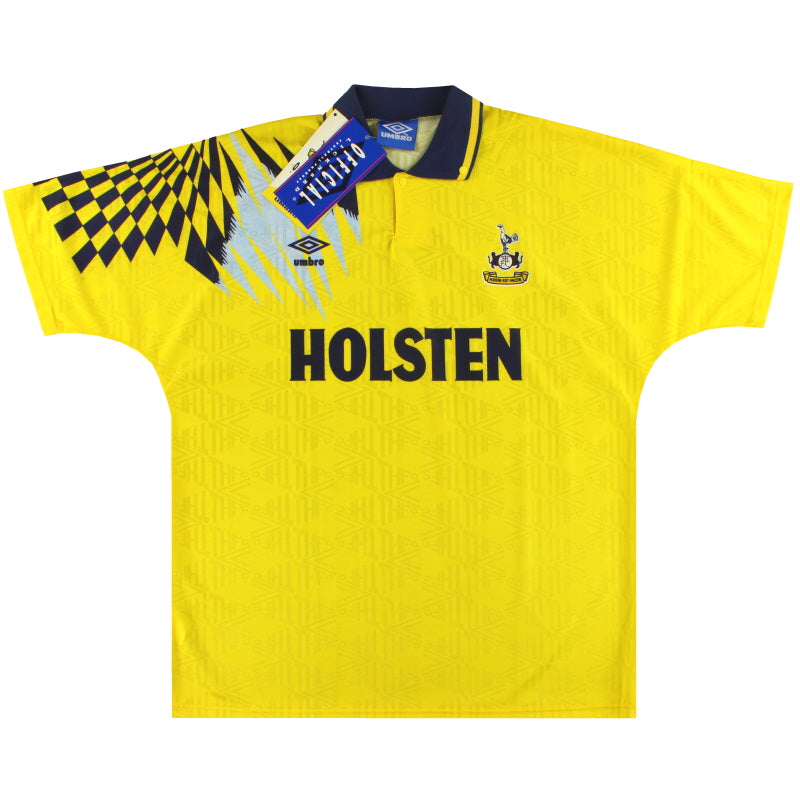 1991-95 Tottenham Umbro Auswärtstrikot *m/Etiketten* XL