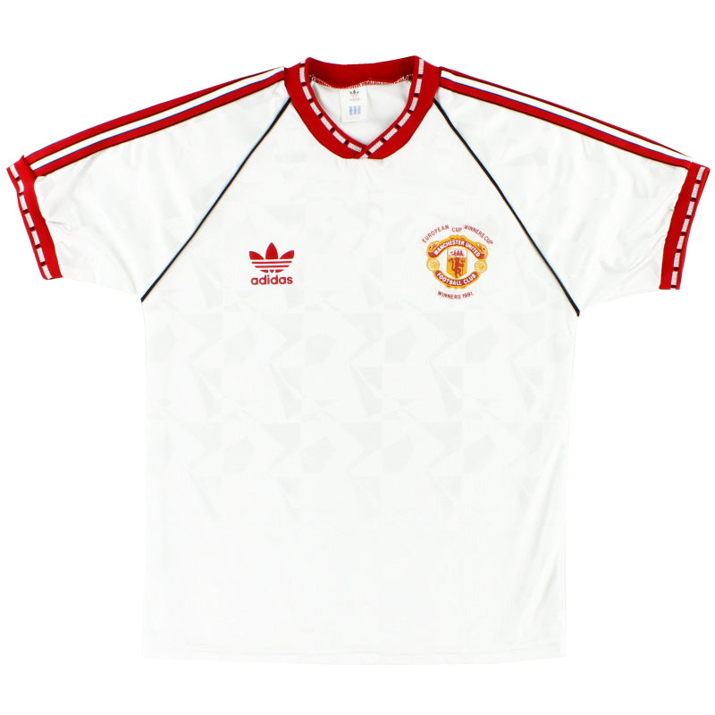 1991 Manchester United adidas ECWC Trikot M