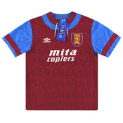 1992-93 Aston Villa Umbro Heimtrikot *BNIB* XL
