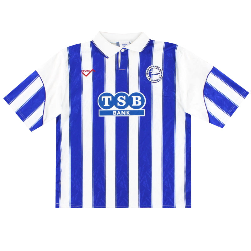 1992-93 Brighton Ribero Heimtrikot *Neuwertig* S