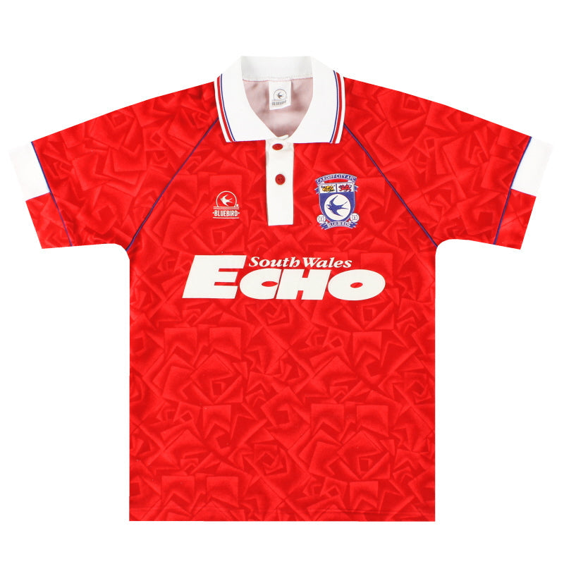 1992-93 Cardiff City Auswärtstrikot S