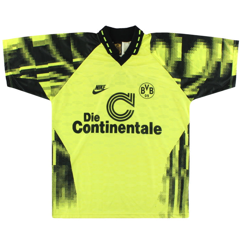 1992-93 Borussia Dortmund Nike Heimtrikot L