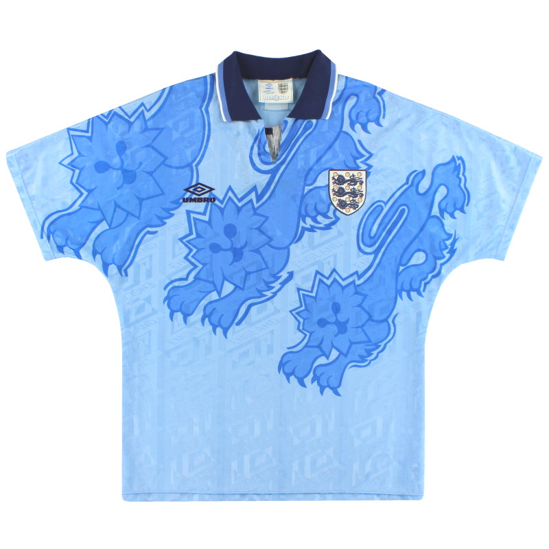 1992-93 England Umbro Third Shirt L