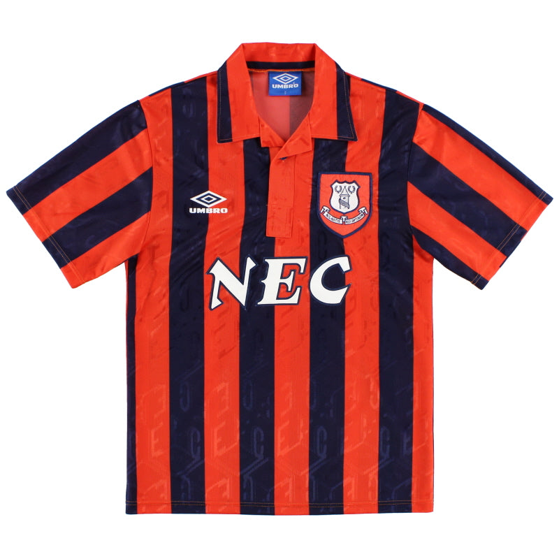 1992-93 Everton Umbro Auswärtstrikot XL