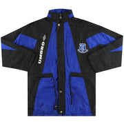 1992-93 Everton Umbro Bench Coat *Neuwertig* M