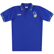 1992-93 Italien Diadora Heimtrikot Gr. L Jungen