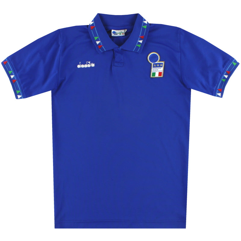 1992-93 Italien Diadora Heimtrikot Gr. L Jungen