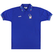 1992-93 Italien Diadora Heimtrikot *Neuwertig* L