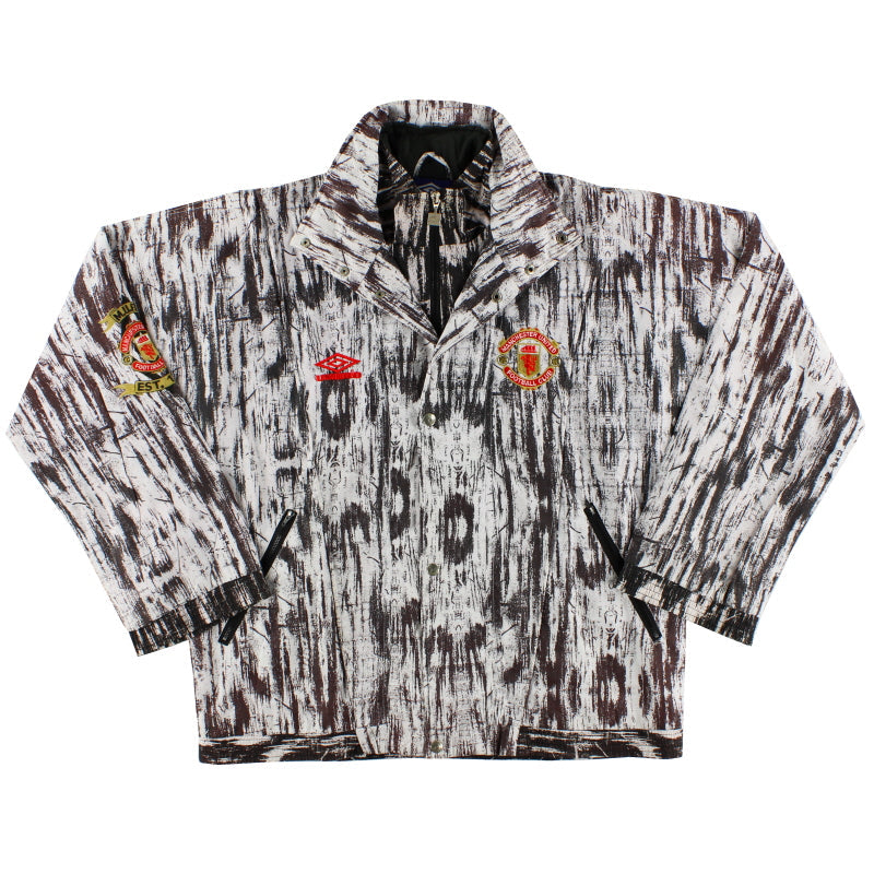 1992-93 Manchester United Umbro Woven Präsentationsjacke L