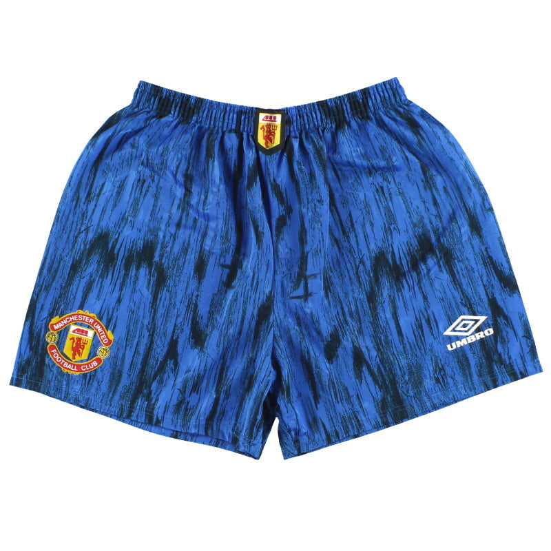 1992-93 Manchester United Umbro Auswärtsshorts M