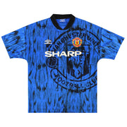 1992-93 Manchester United Umbro Auswärtstrikot XL