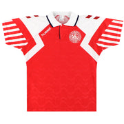 1992-94 Dänemark Hummel Heimtrikot M