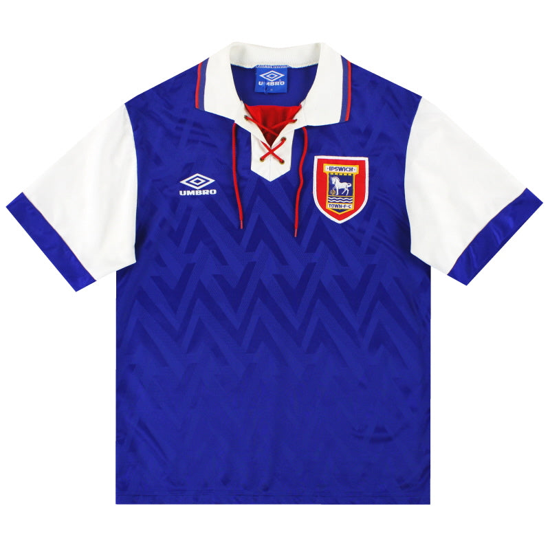 1992-94 Ipswich Umbro Heimtrikot M