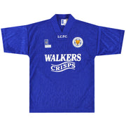 1992-94 Leicester Fox Leisure Heimtrikot *mit Etikett* S