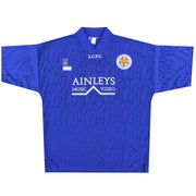 1992-94 Leicester Fox Leisure Heimtrikot *Neu* L
