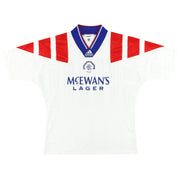 1992–94 Rangers Auswärtstrikot Adidas M/L