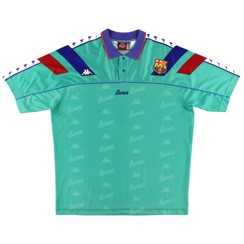 1992-95 Barcelona Kappa Auswärtstrikot XL