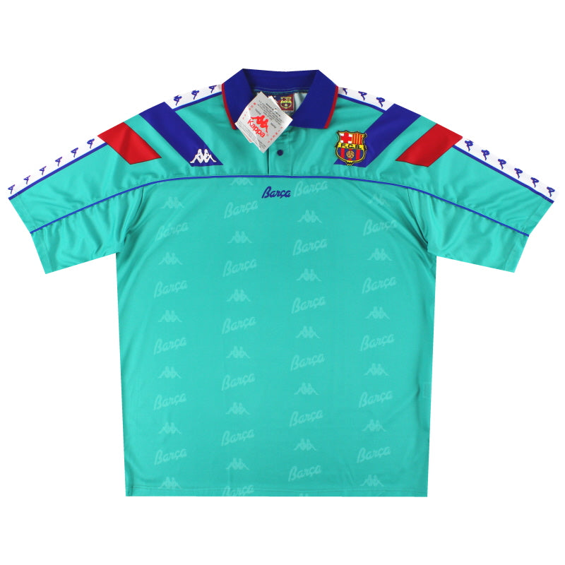 1992-95 Barcelona Kappa Auswärtstrikot *NEU MIT ETIKETT* XL