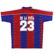 1992-95 Barcelona Kappa Heimtrikot De La Pena #23 XL
