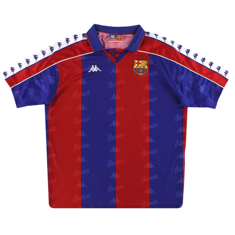 1992-95 Barcelona Kappa Heimtrikot XL