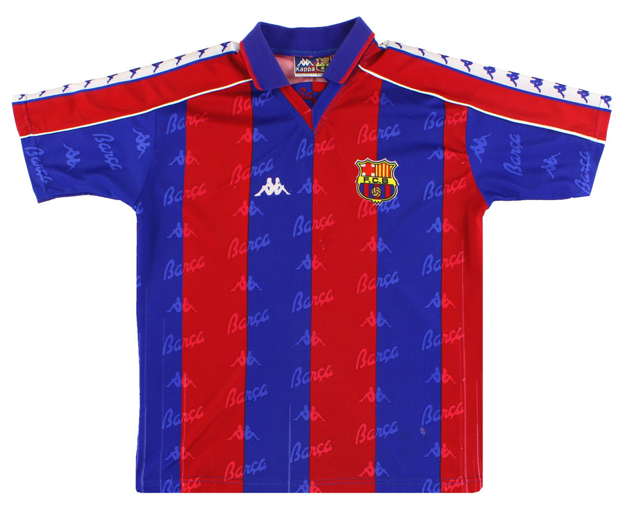 1992-95 Barcelona Kappa Basic Home Shirt M