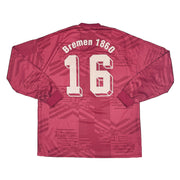 1992 Bremen 1860 #16 Langarm-Heimtrikot (XL) Umbro