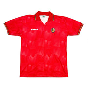1992/94 Belgien Heimtrikot (XL) Diadora