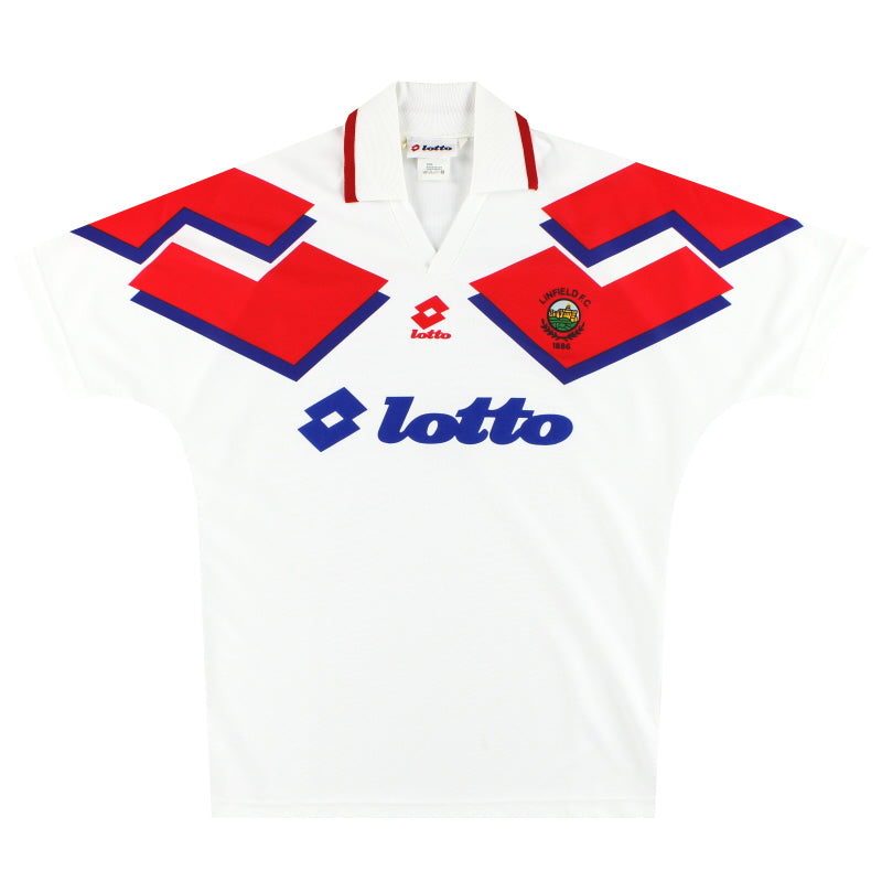 1993-94 Linfield Lotto Auswärtstrikot *Wie Neu* L