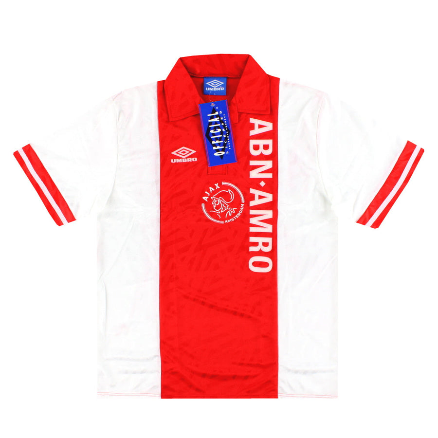 1993-94 Ajax Umbro Heimtrikot *mit Etikett* L